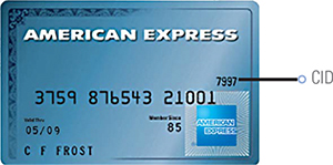 card cid express american number security cvv2 cvc identification use unibulmerchantservices without don leave codes should discover find slogan