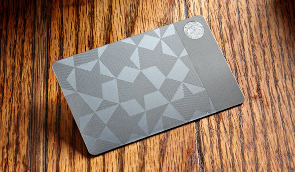 When Stainless Steel Replaces Plastic or the Starbucks Way to Prepaid Cards