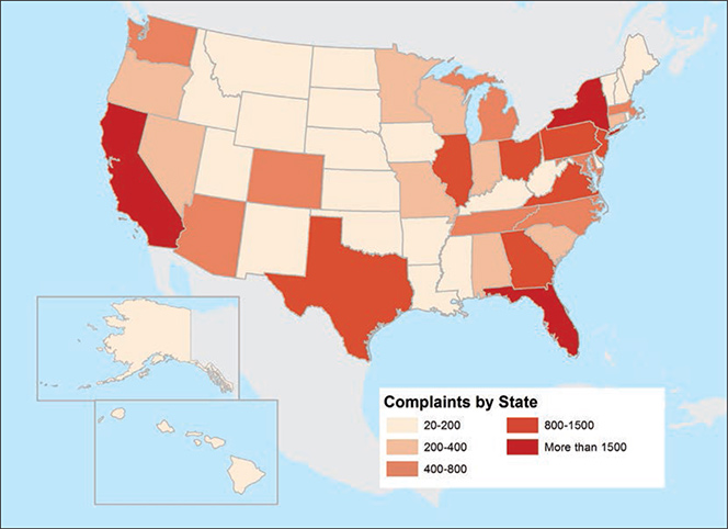 Northeasterners Complain the Most