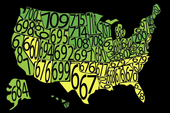 On Debt, Credit Scores, the North-South Divide and Making Payments on Time